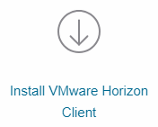 VMWare Horizon Install button.